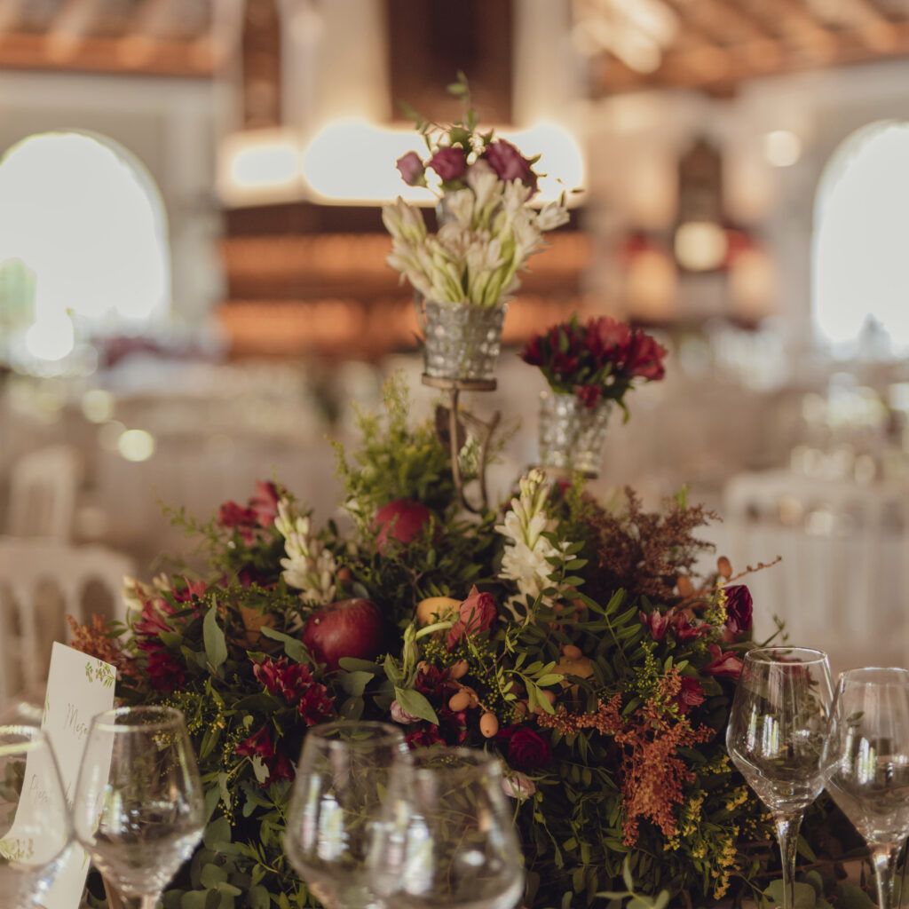 Centros de mesa para bodas decoración y diseño - Imaginacion Hacienda El Vizir Sevilla